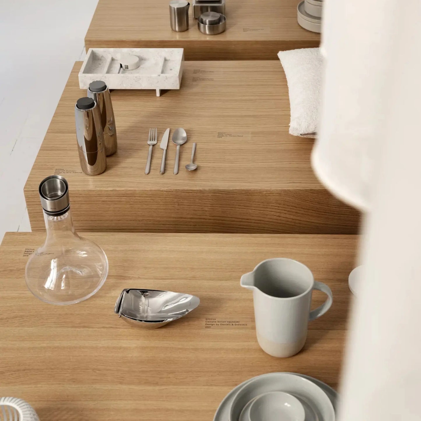 blomus Alpha Dekanteringskaraff 26,5 cm Borstat Stål