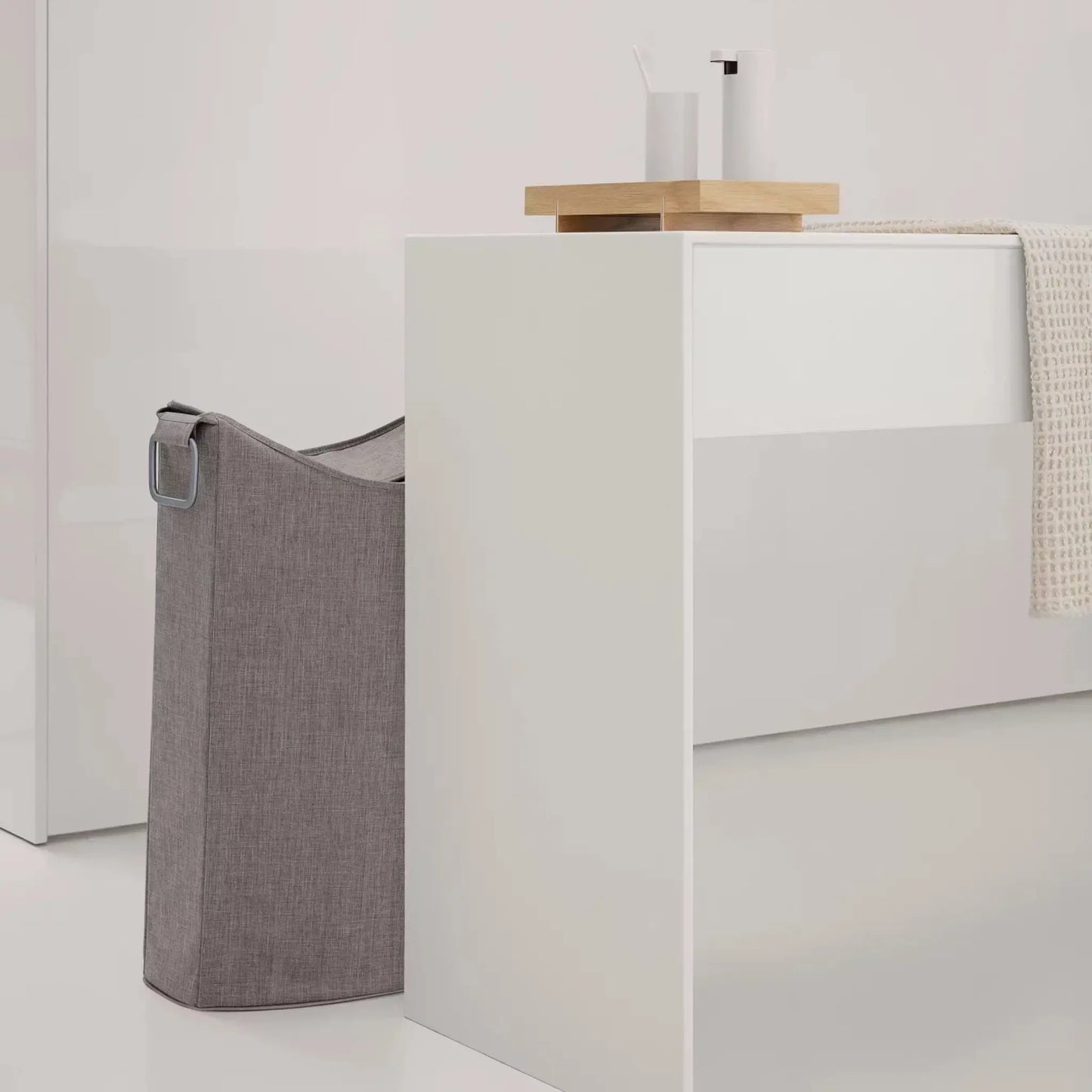 blomus Frisco Tvättkorg 65 l, Taupe