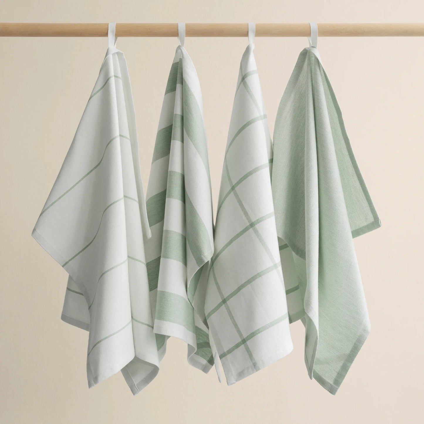 blomus Taulo Handduk 50x70 cm 2 st, Vit/Desert Sage