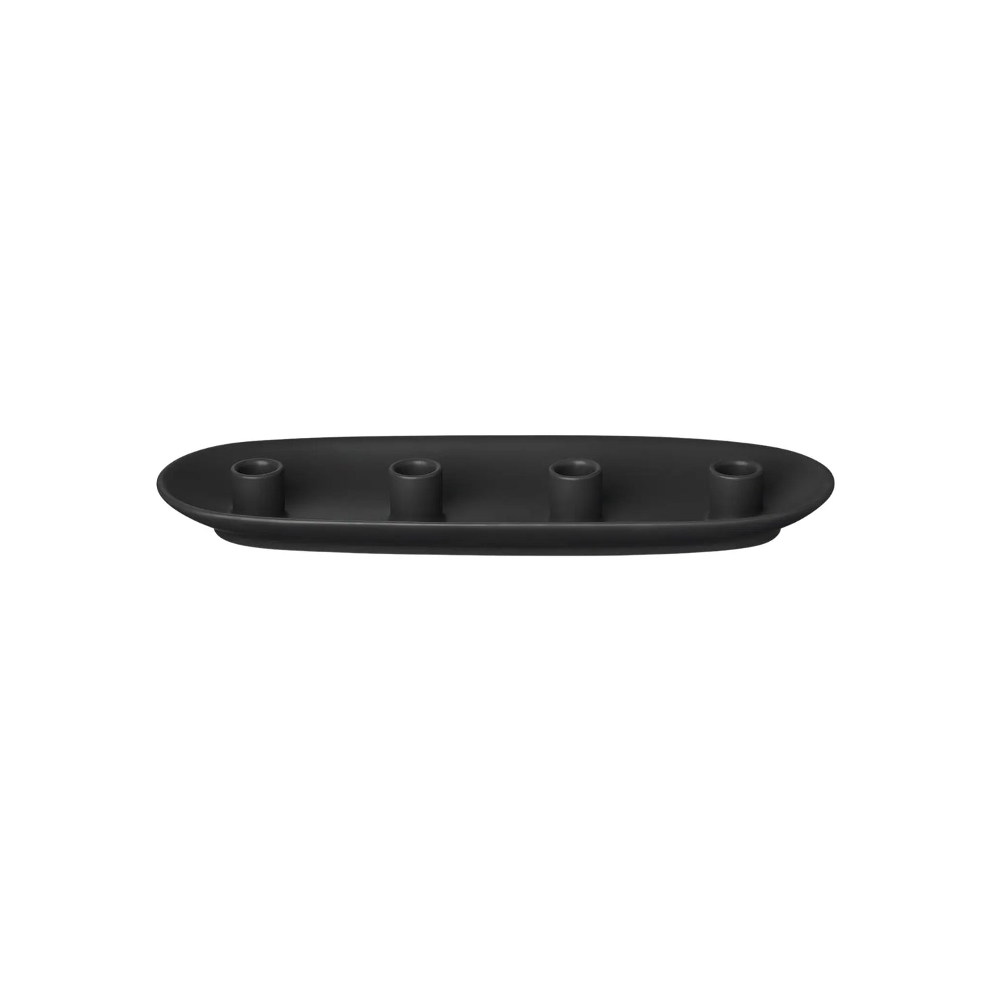 blomus Vela Ljusstake Oval 40 cm, Svart