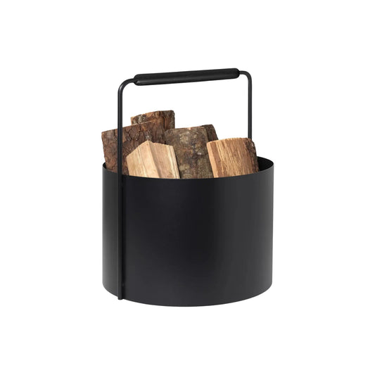 blomus Ashi Vedkorg 45 cm, Svart