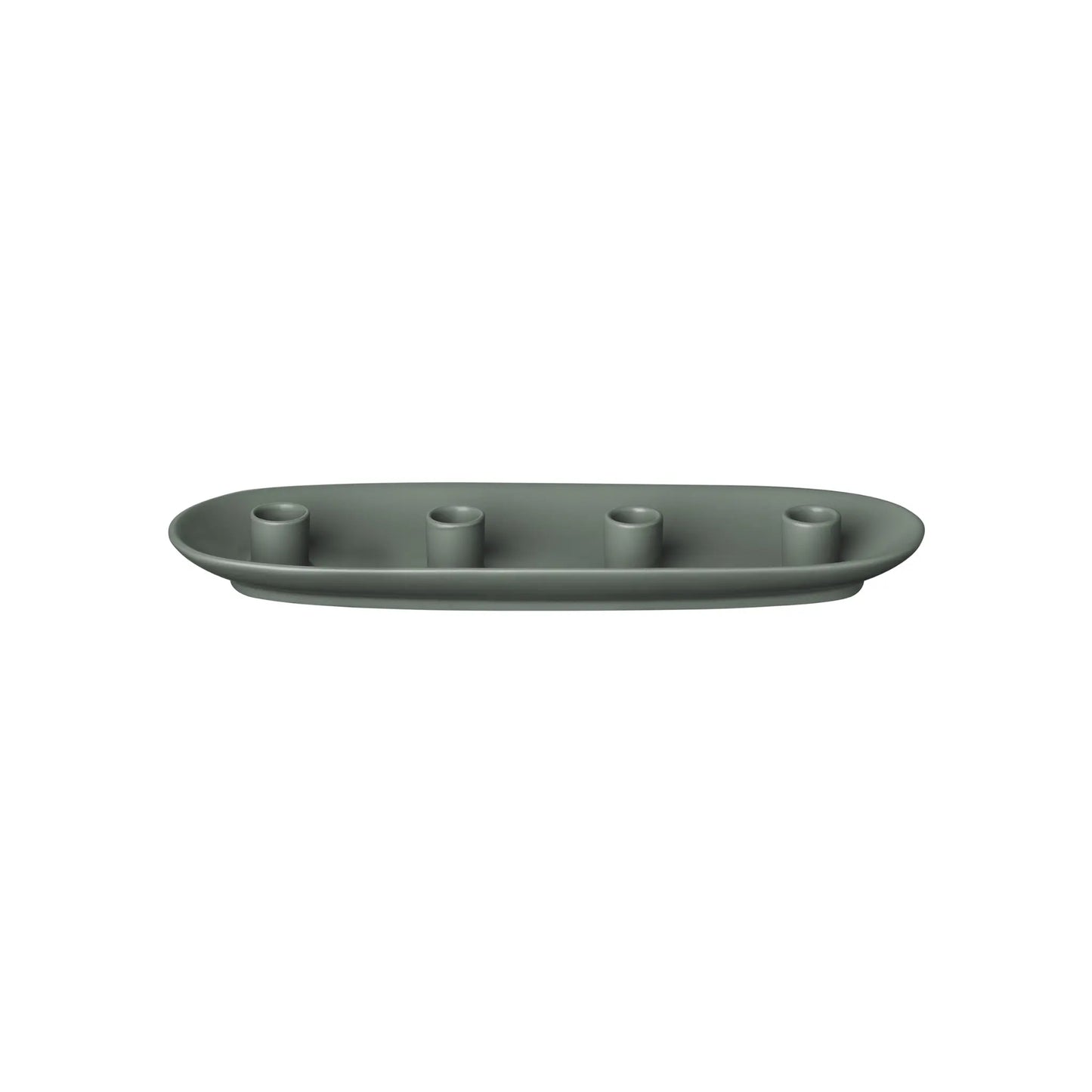 blomus Vela Ljusstake Oval 40 cm, Agavegrön