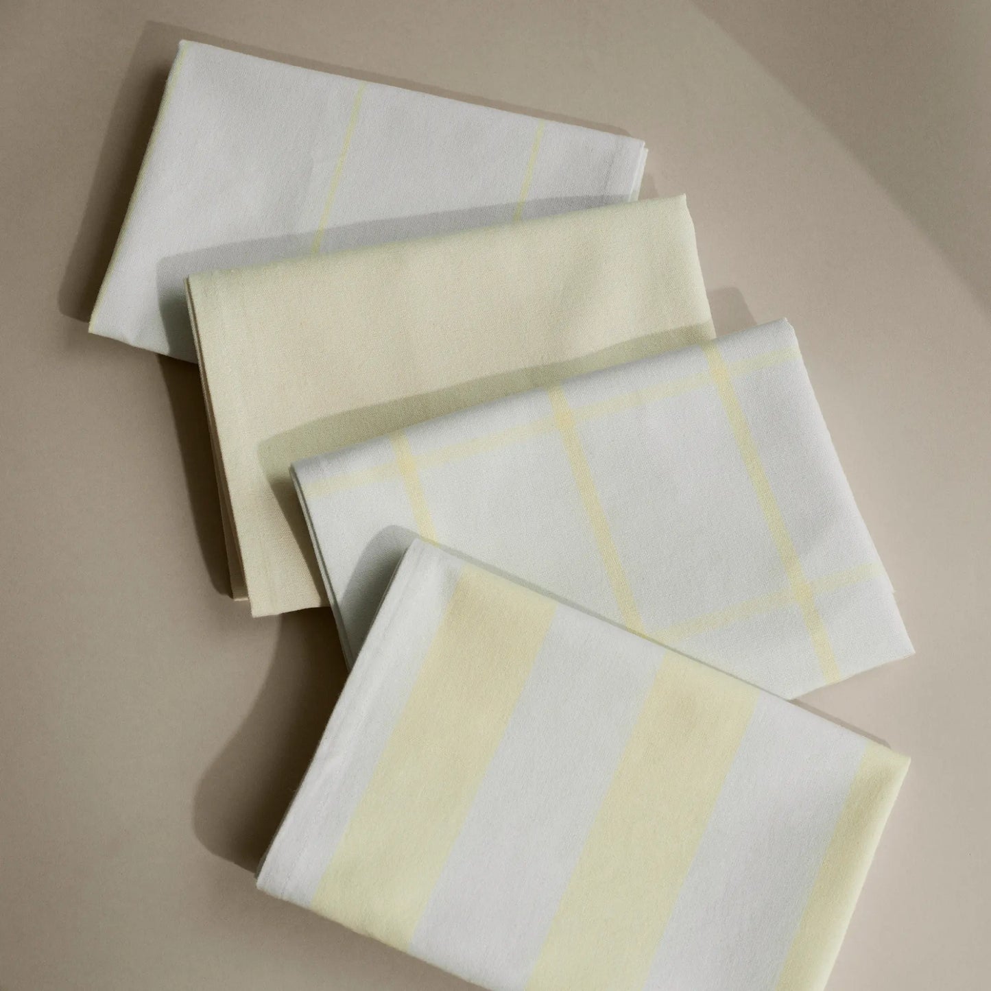 blomus Taulo Handduk 50x70 cm 2 st, Vit/Transparent Yellow