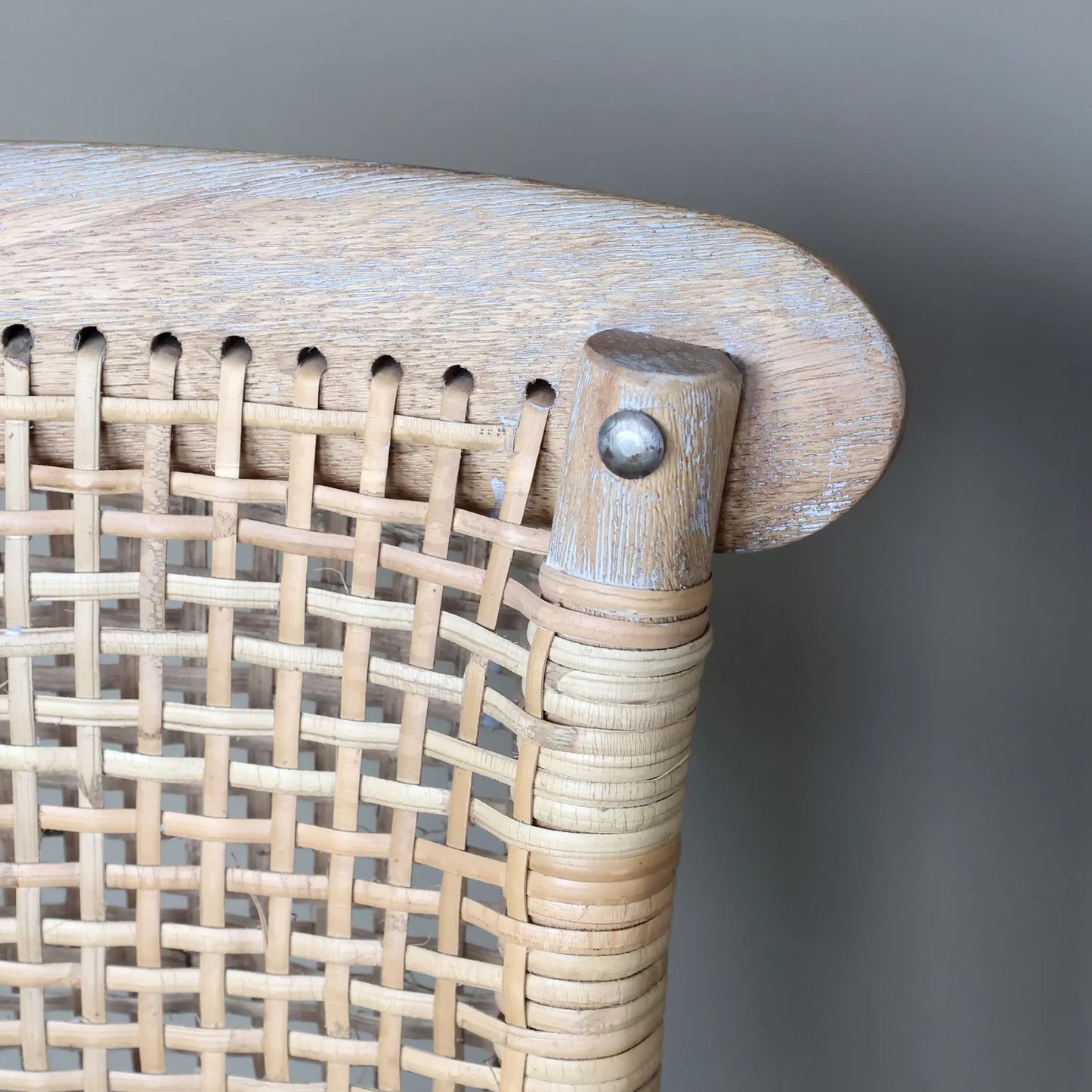 Chic Antique French Barstol 65 cm, Natur