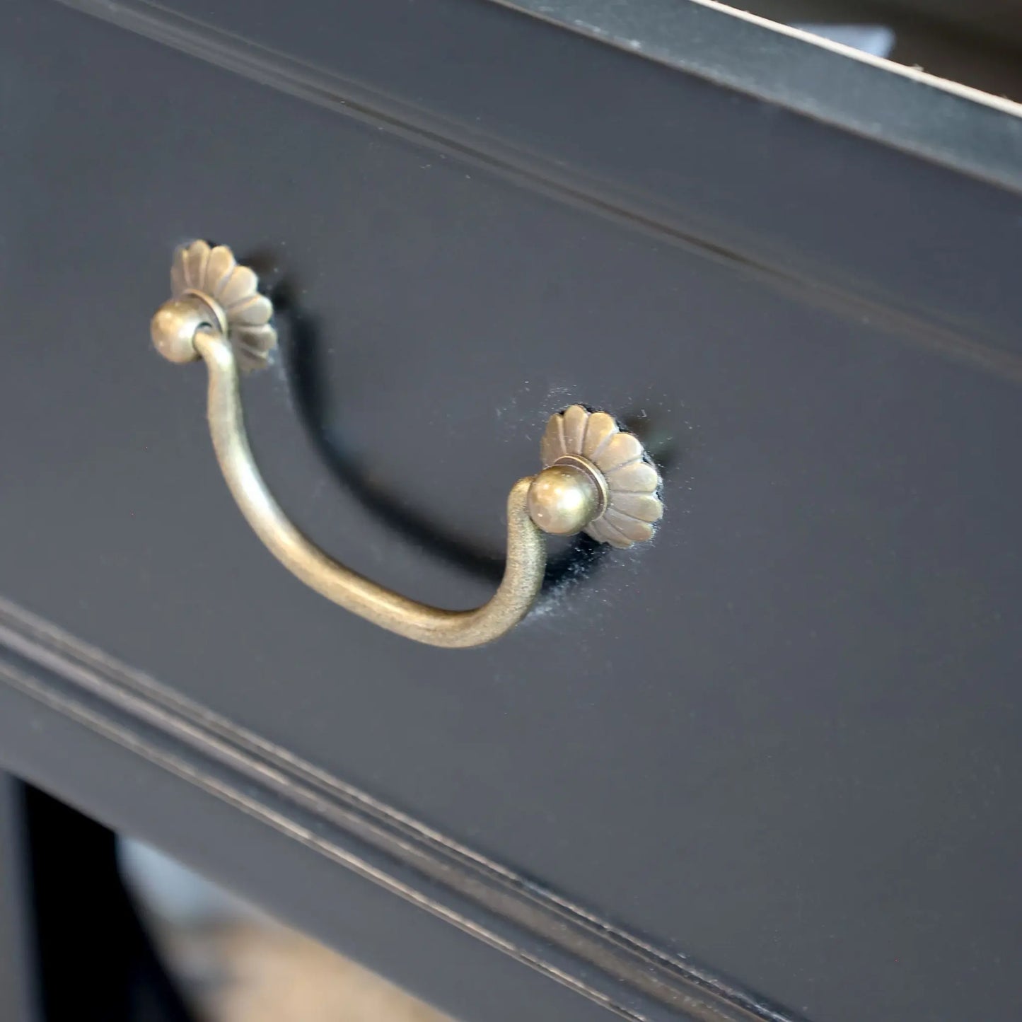 Chic Antique Marseille Sidobord 150x40 cm, Svart