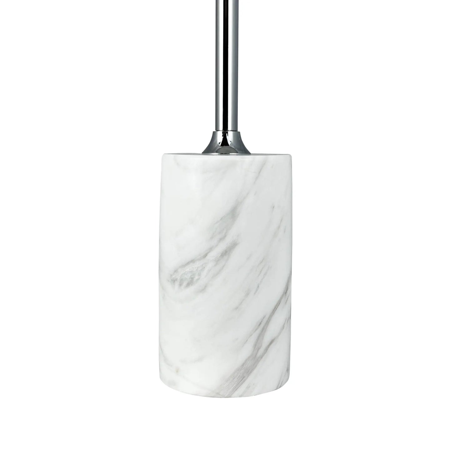 Dyberg Larsen Starlight Bordslampa LED Laddningsbar, Krom/Vit marmor