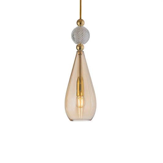 EBB & FLOW Smykke Taklampa M, Golden smoke