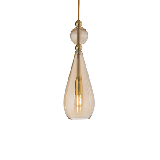 EBB & FLOW Smykke Taklampa M, Golden smoke