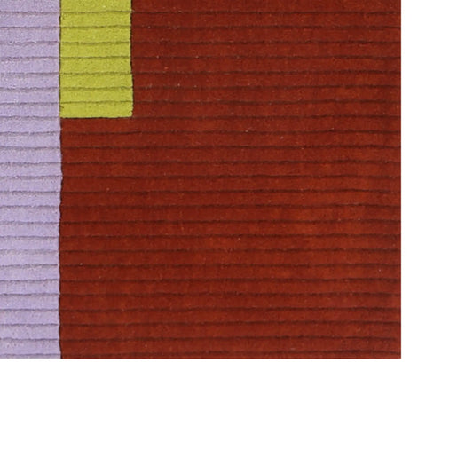 Finarte Umbra Matta 240x240 cm, Lilac/Rust
