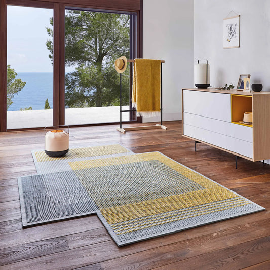 GAN Canevas Geo Matta 170x240 cm, Grå