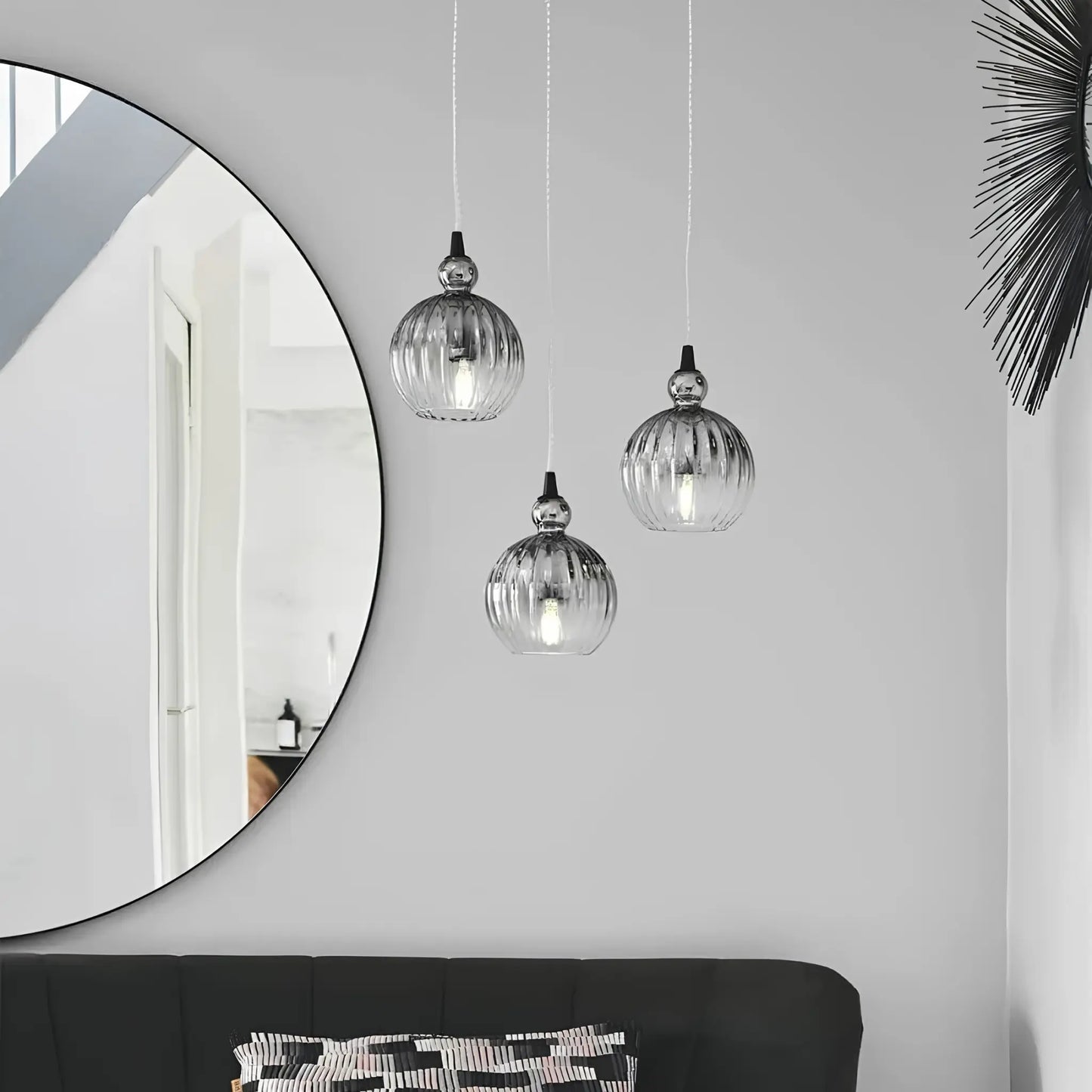 Halo Design Ball Ball Taklampa Ø25 cm, Smoke
