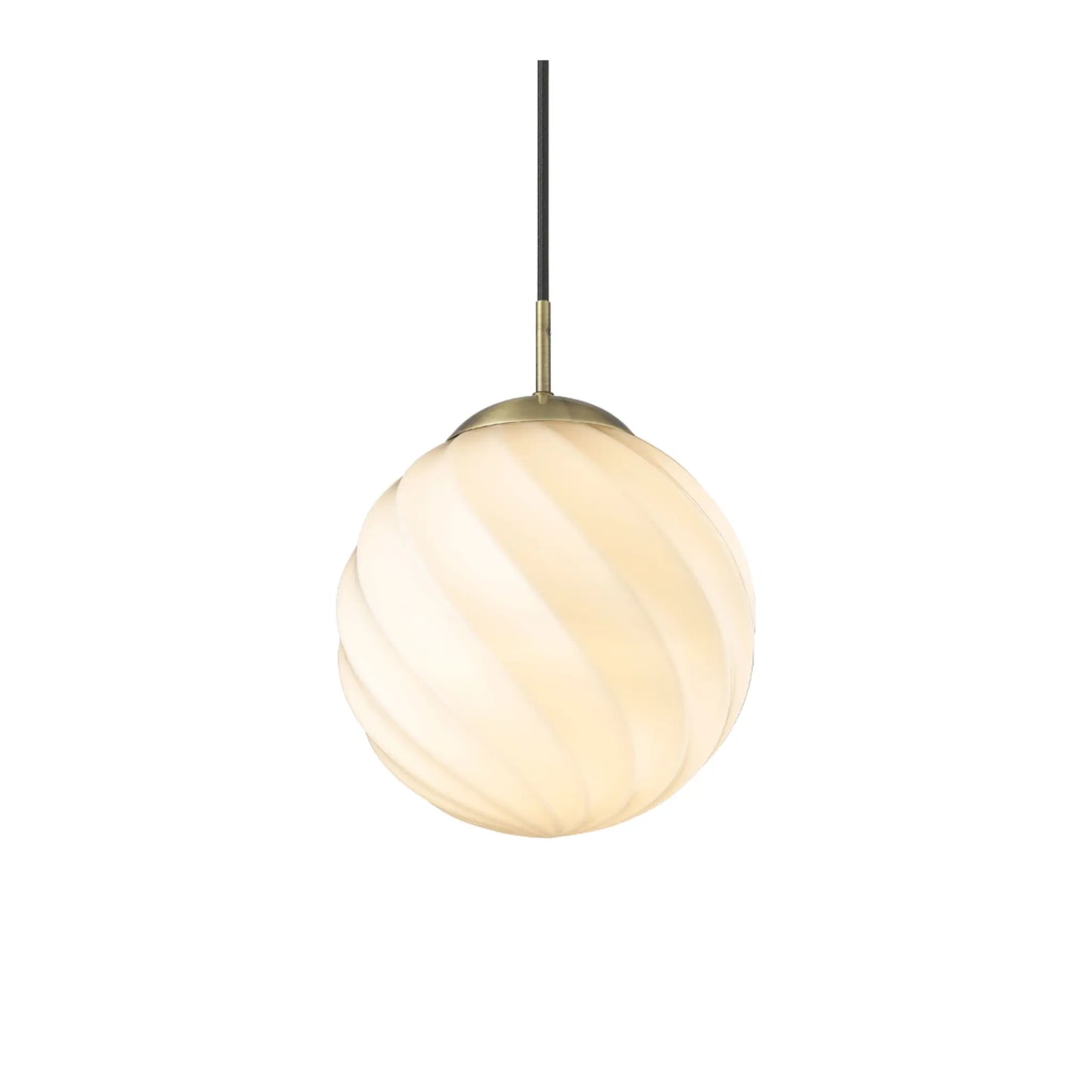 Halo Design Twist Taklampa Ball Ø25 cm, Opal/Antique