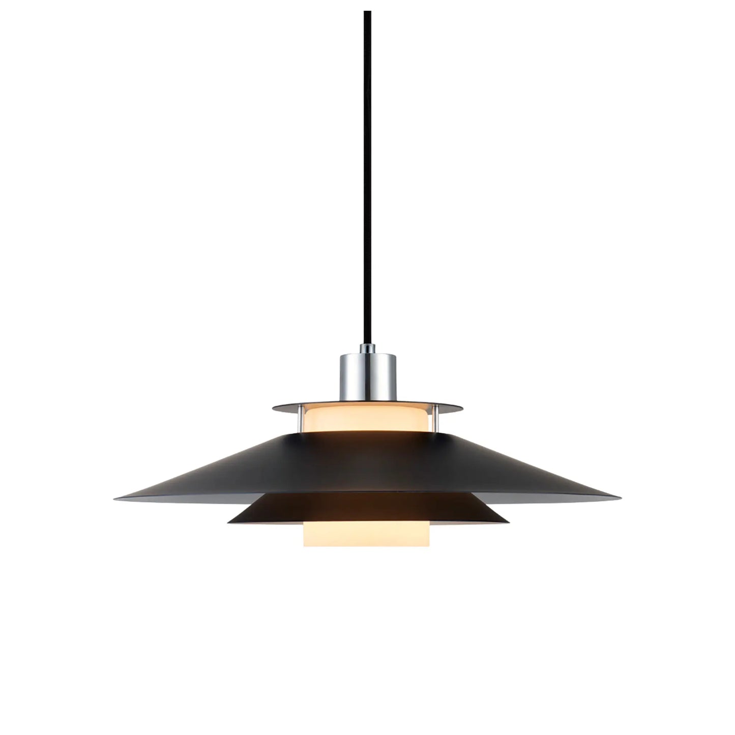 Halo Design Rivoli Taklampa Ø40 cm- Svart/Chrom