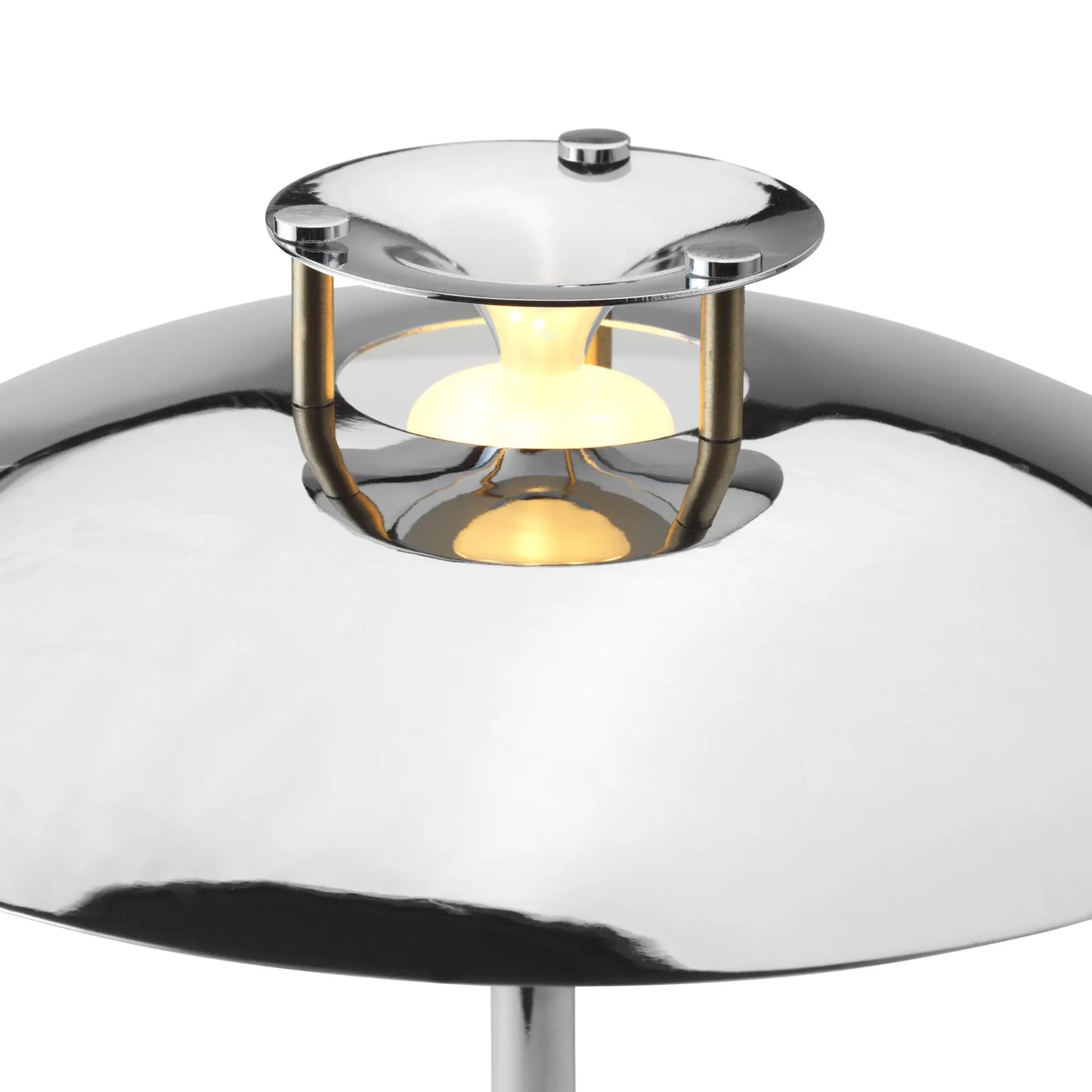 Halo Design Stepp 1-2-3 Portabel Bordslampa, Chrome