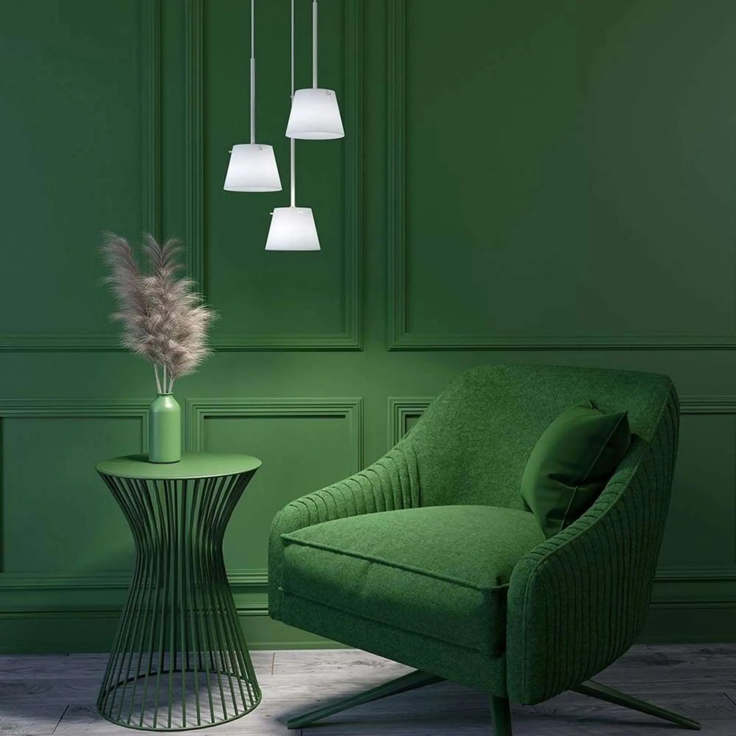 Herstal Gil il Grande Taklampa, Satin brass