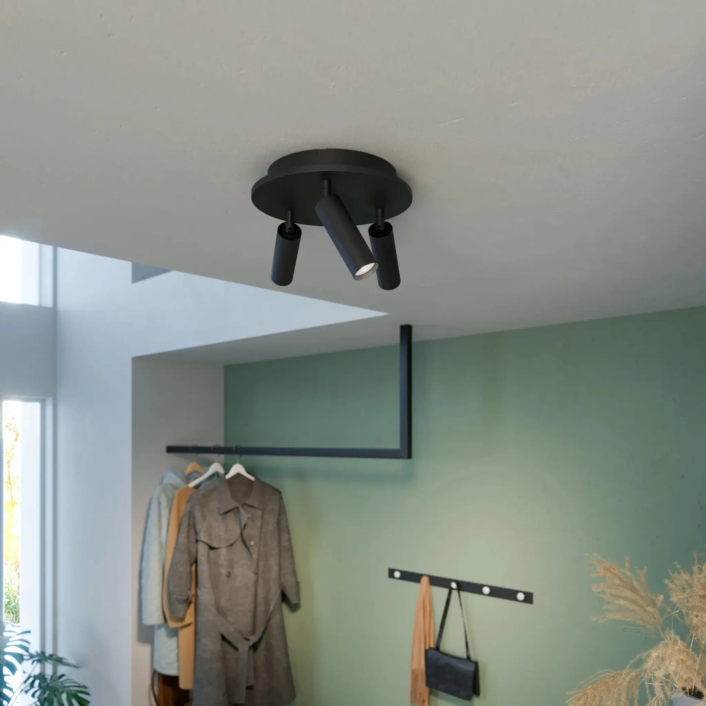 Herstal Pipeline Spotlight Rund 3, Mattsvart