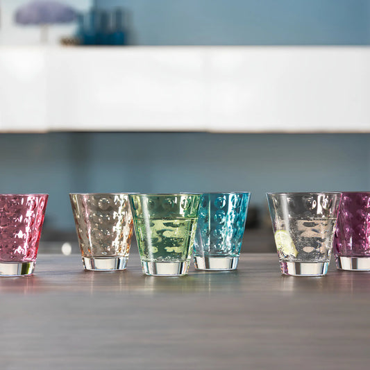 Leonardo Optic Wh Dricksglas 22 cl Flerfärgade 6-pack