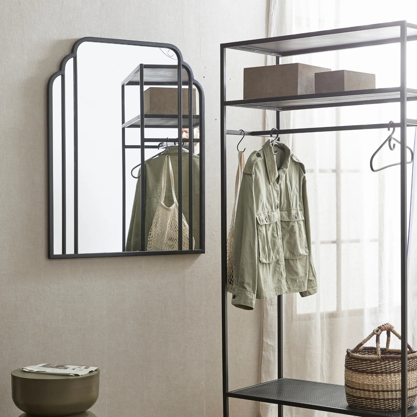 Nordal Skylark Spegel S, Svart
