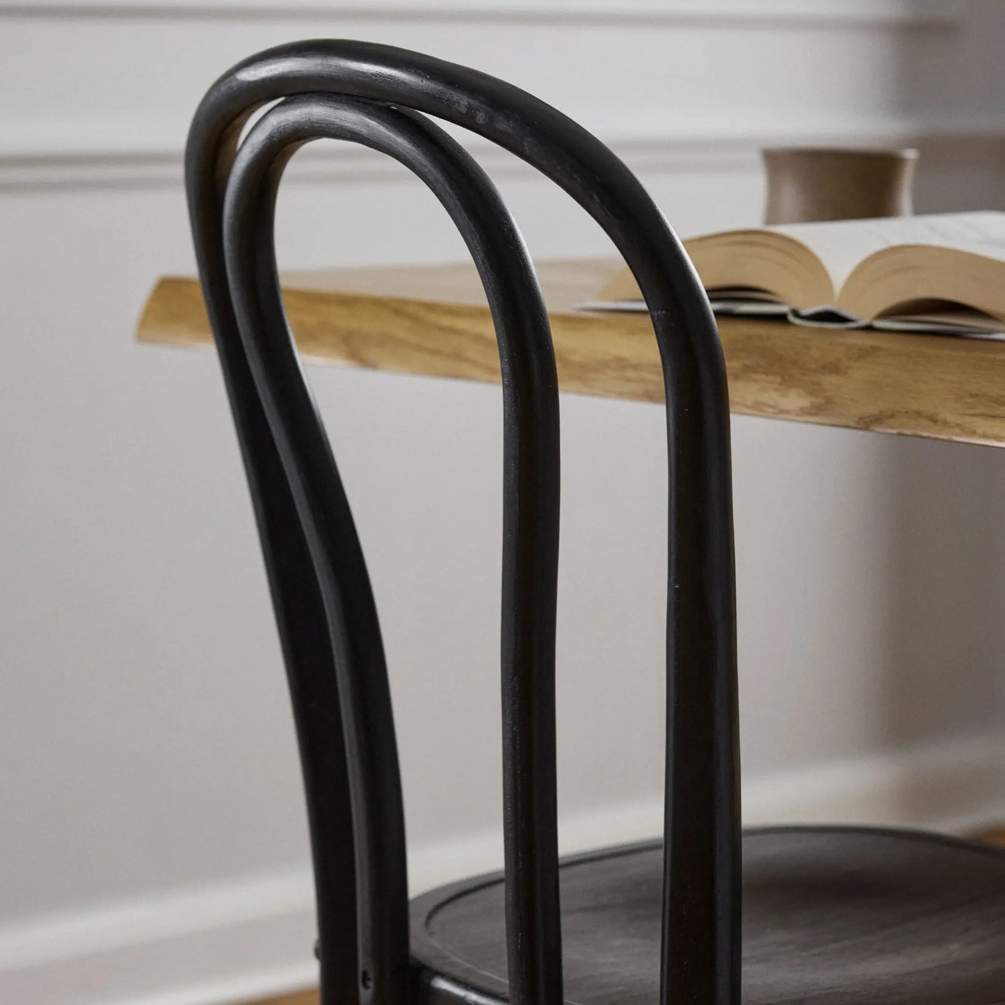 Nordal Bistro Stol 2-Pack, Blank Svart