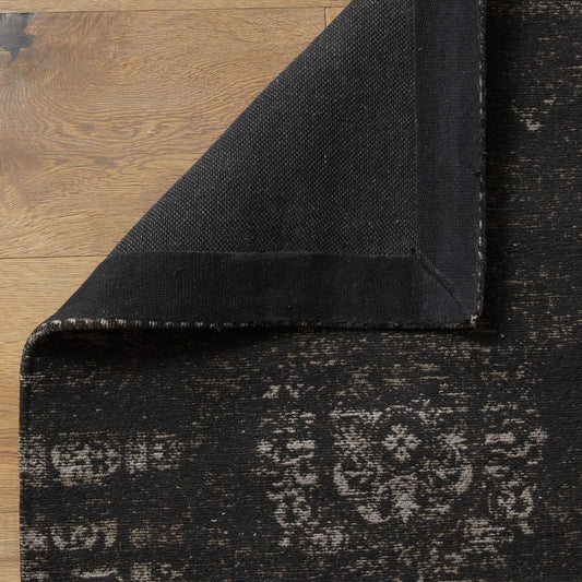 Nordal Grand Matta Vävd 200x290 cm, Mörkgrå/Svart