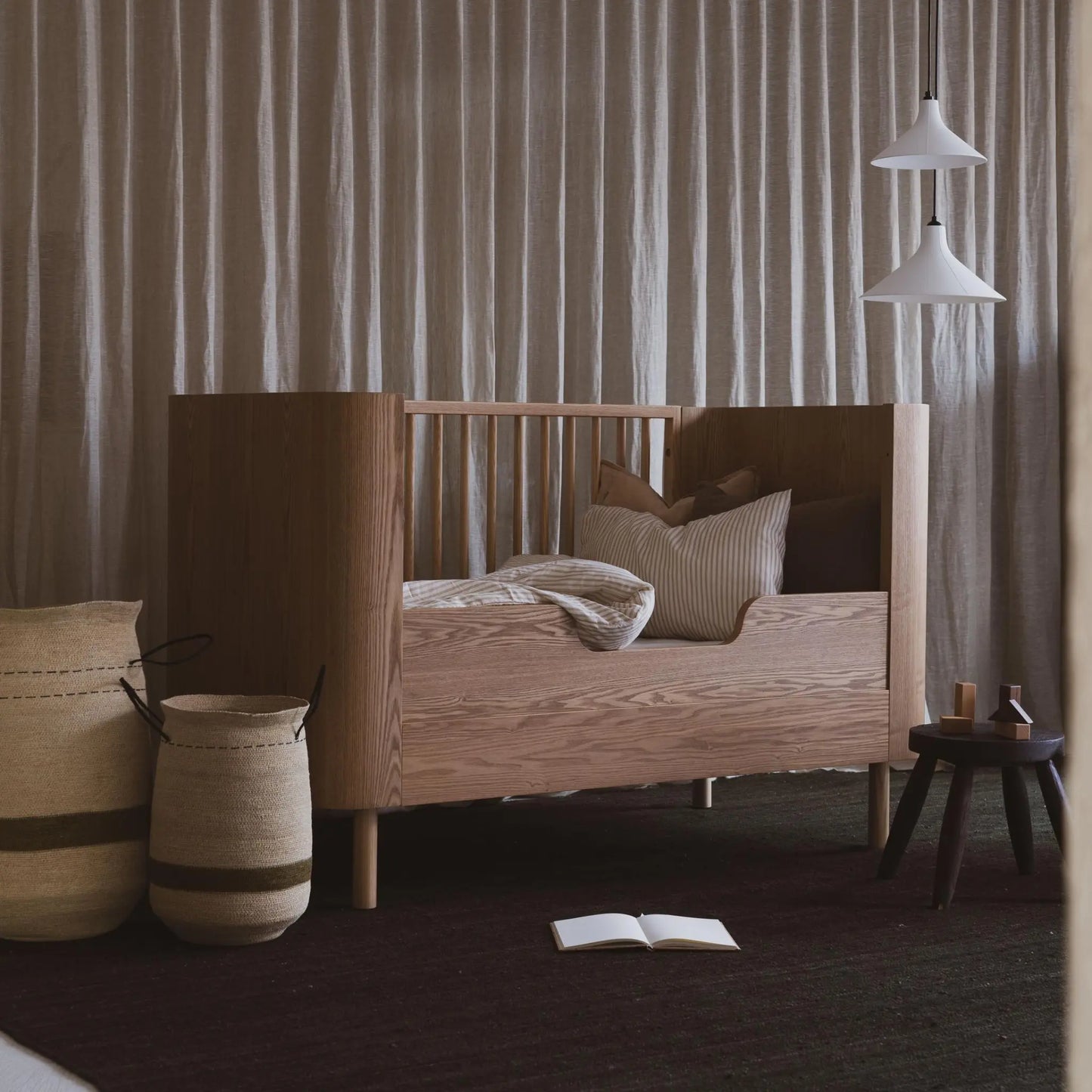 Quax Yume Säng 140x70, Natural Ash