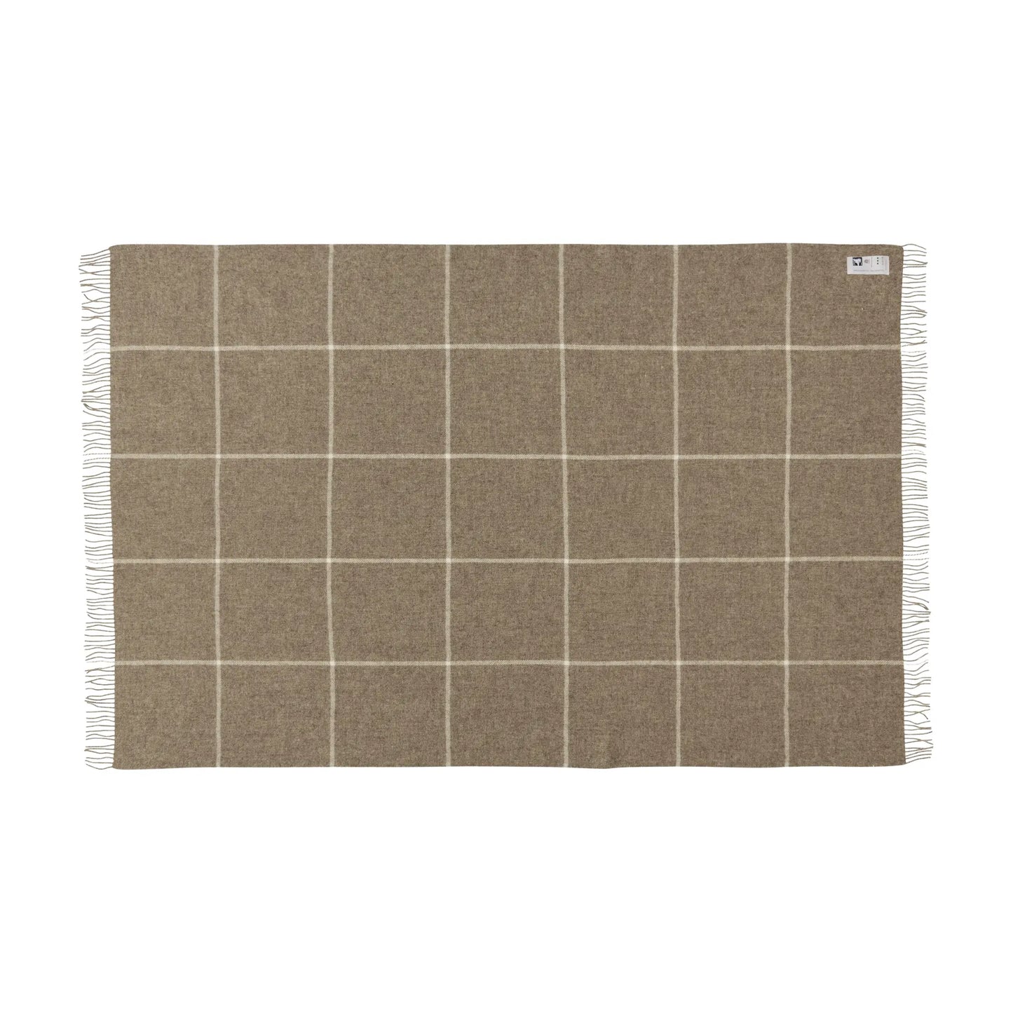 Silkeborg Uldspinderi Mandø Ullpläd 130x200 cm, Oak Brown