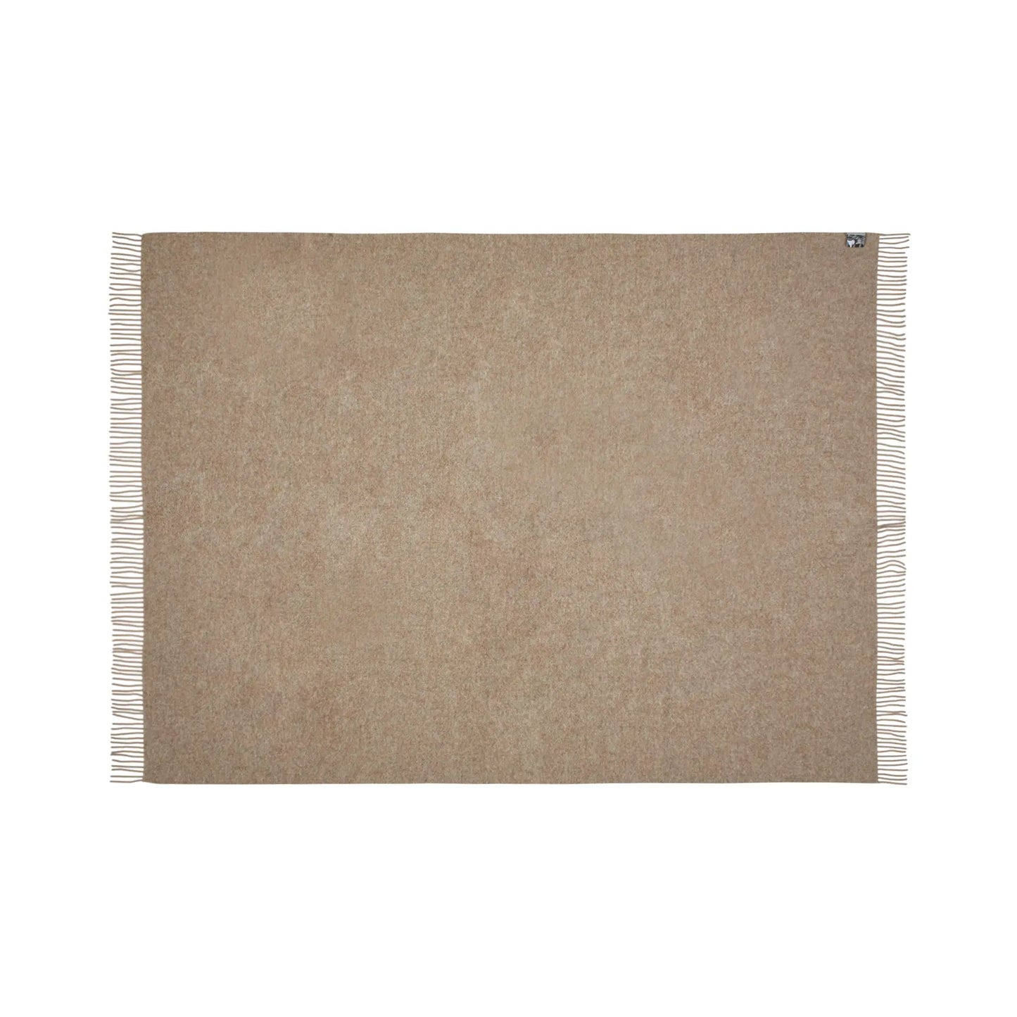 Silkeborg Uldspinderi Season Ullpläd 130x200 cm, Latte Beige