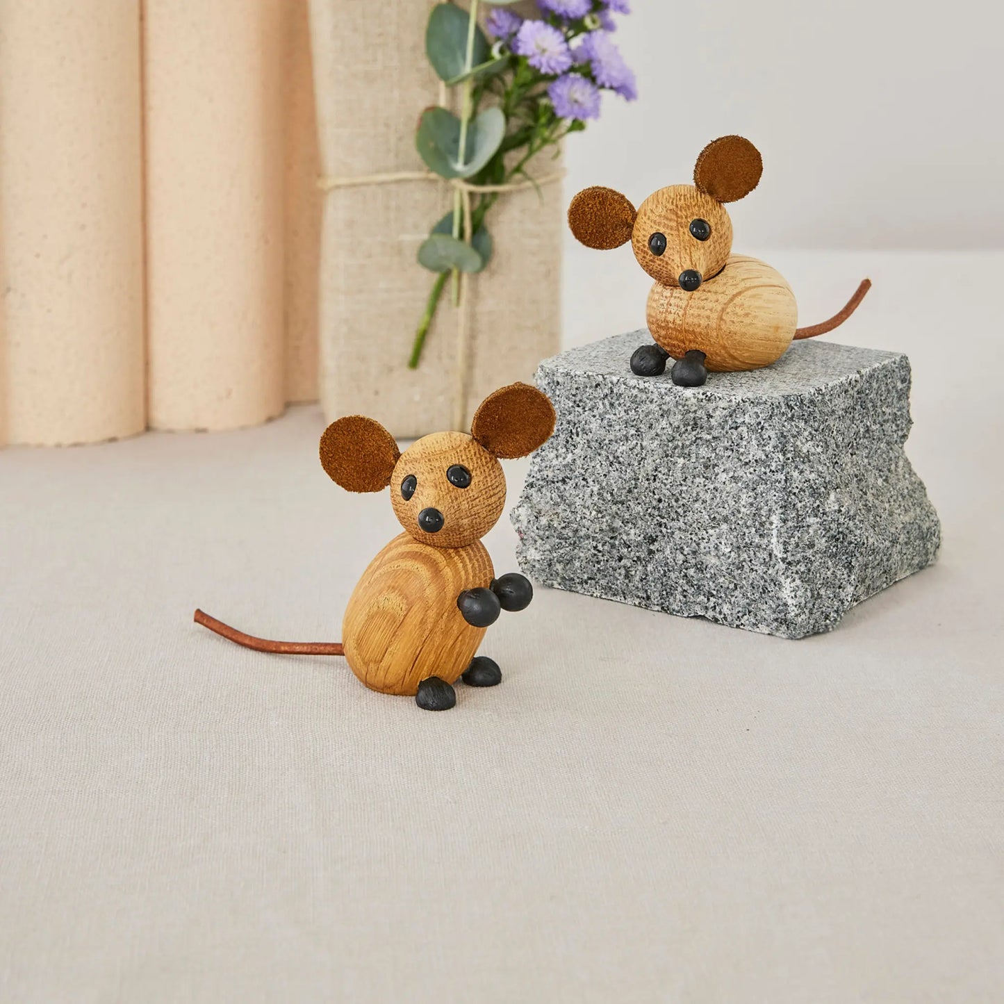 Spring Copenhagen The City Mouse Trädekoration 6,7 cm, Ek
