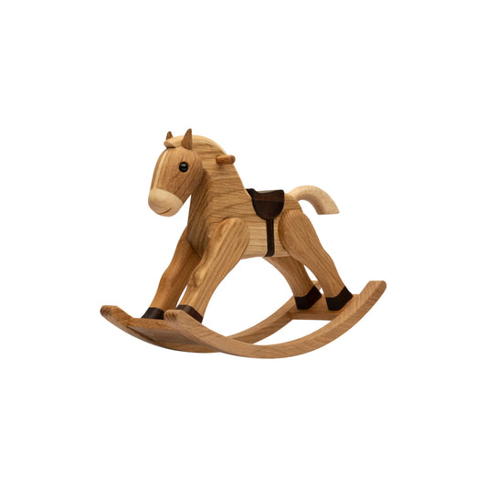 Spring Copenhagen The Rocking Horse Trädekoration 13,5 cm, Ek