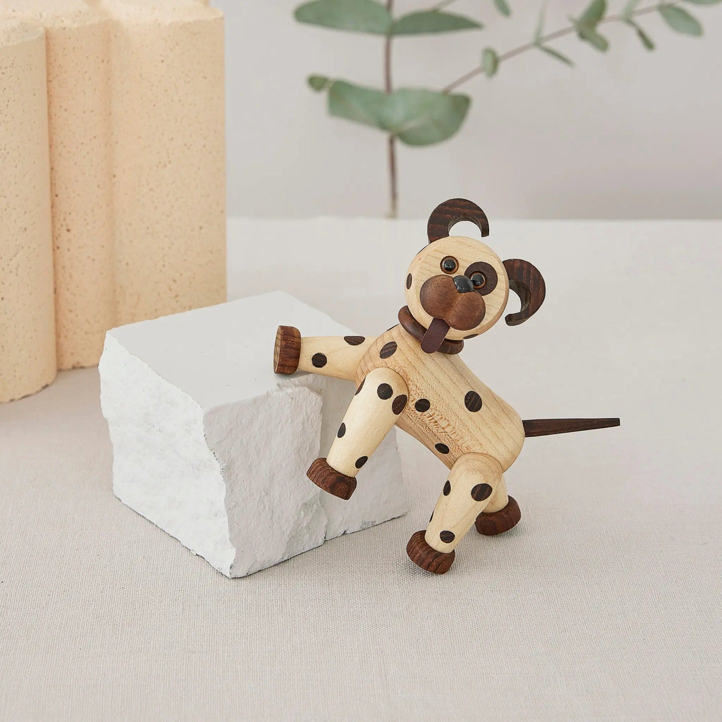 Spring Copenhagen Joy Hund Trädekoration 11 cm, Lönn