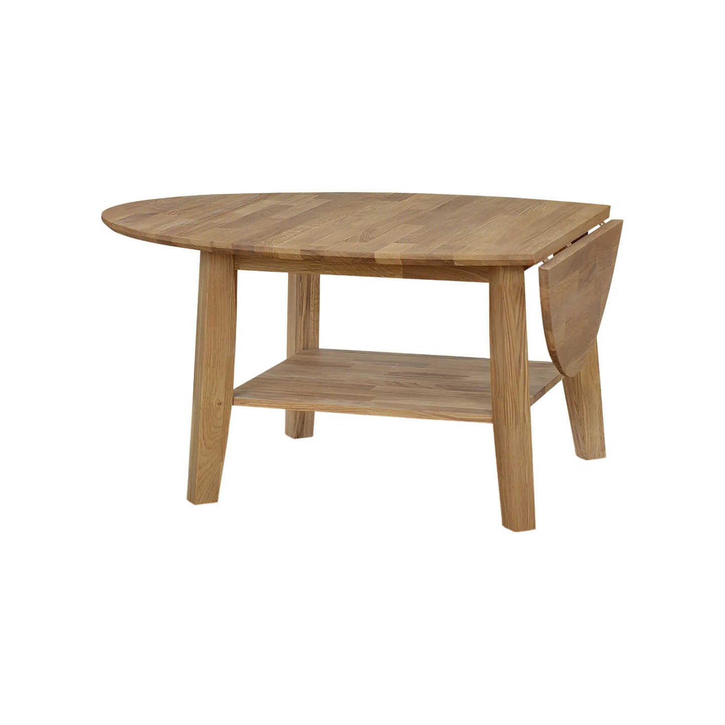 Stenexpo Bratislava Soffbord 75-103x130 cm, Massiv Oljad Ek