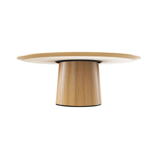 Ton P.O.V. Soffbord 475 Ø120 cm, Natural varnish