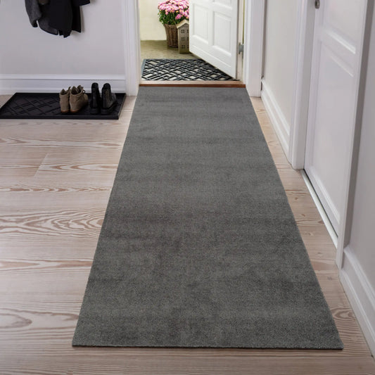 Tica Copenhagen Unicolor Matta 200x90 cm, Steelgrey