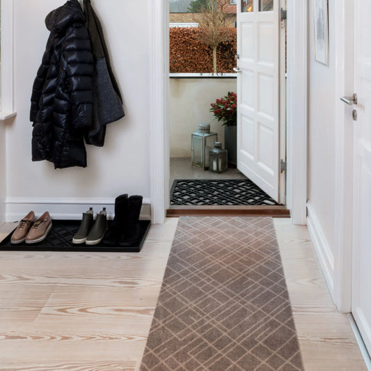 Tica Copenhagen Lines Skomatta 88x38 cm, Svart