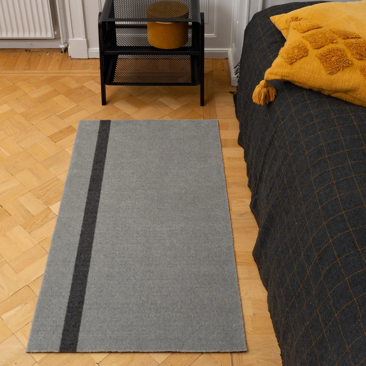 Tica Copenhagen Vertical Matta 120x67 cm, Ljusgrå/steelgrey