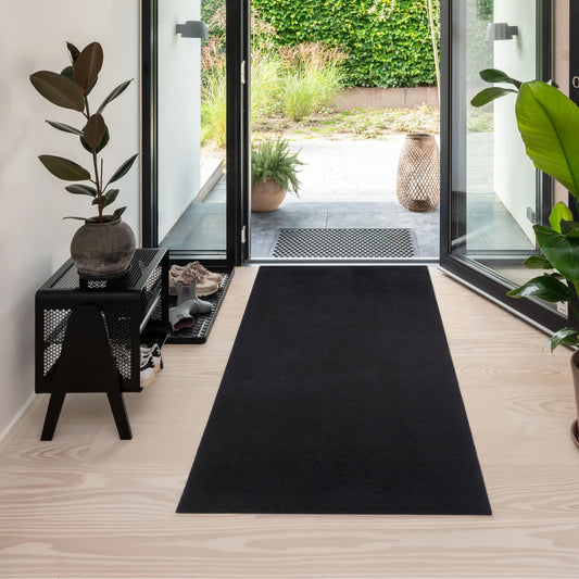 Tica Copenhagen Unicolor Matta 200x90 cm, Svart