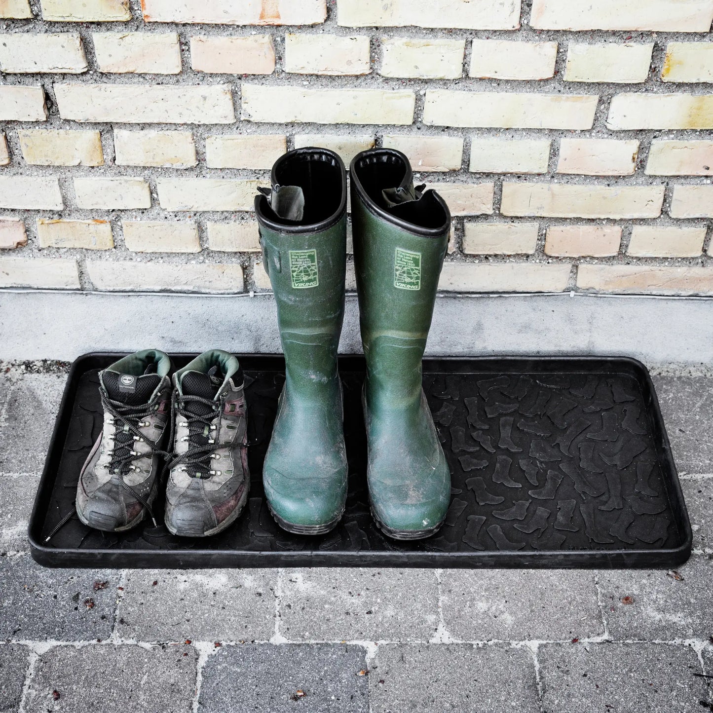 Tica Copenhagen Footwear Skomatta 88x38 cm, Svart