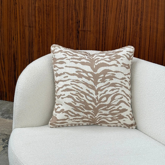 Tinted Objects Norell Tigerkudde 50x50 cm, Beige/offwhite