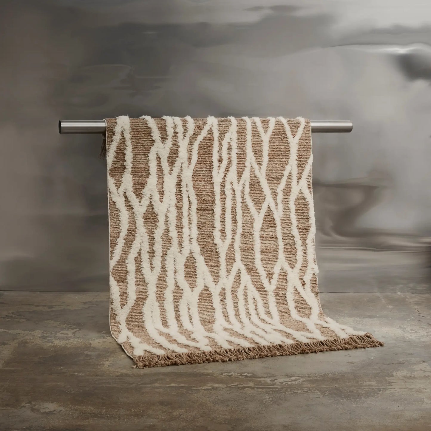 Tinted Objects Wahl Jute Matta 200x300 cm, Beige/offwhite