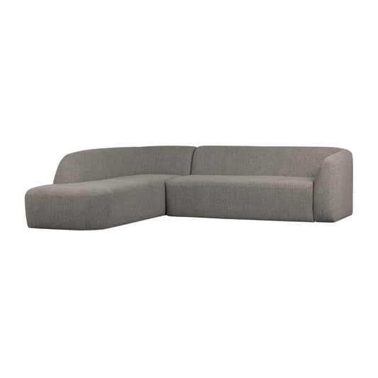 WOOOD Sloping Hörnsoffa Vänster, Grey Melange