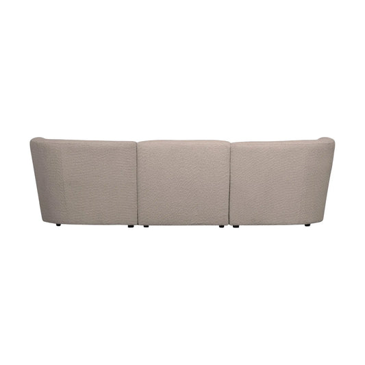 WOOOD Coco 3-Sits Soffa Bouclé, Sand