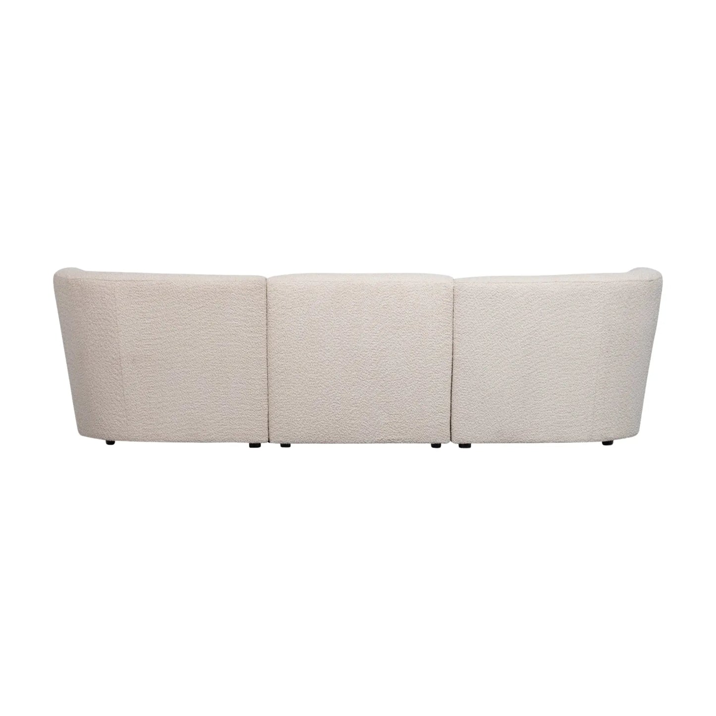 WOOOD Coco 3-Sits Soffa Bouclé, Cream