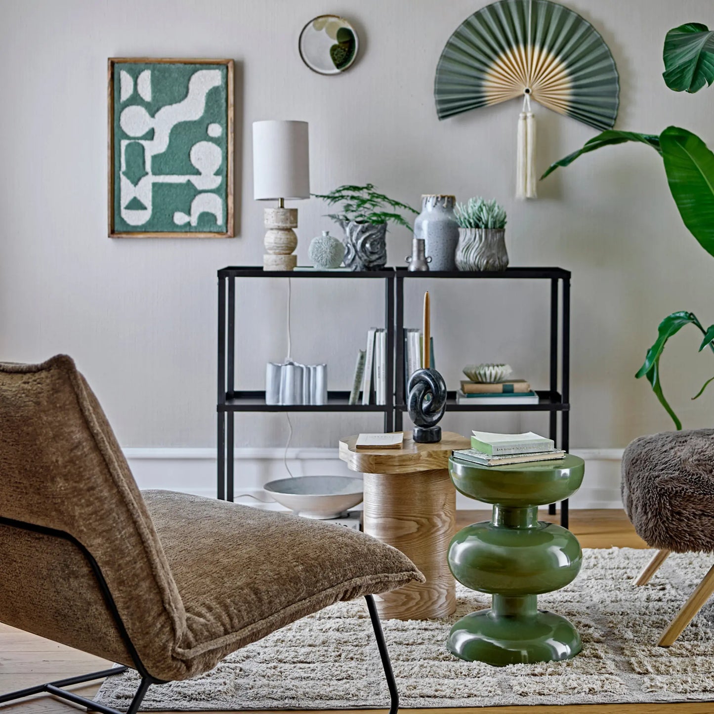 Bloomingville Cape Loungestol, Brun