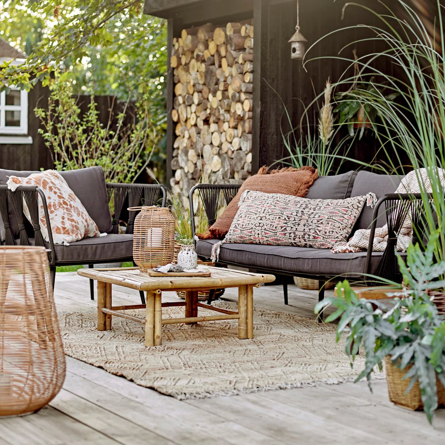Bloomingville Pavone Soffa, Svart