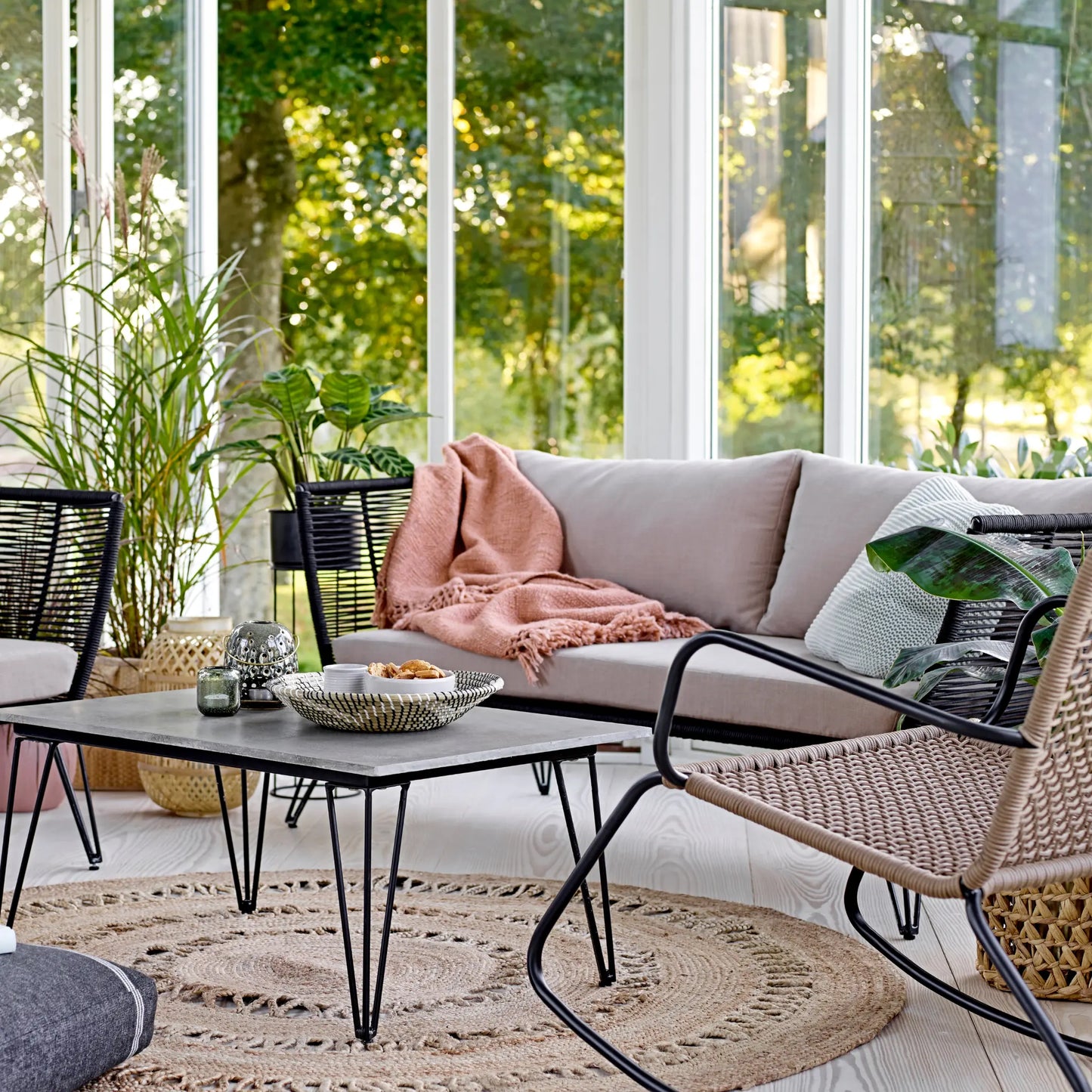 Bloomingville Mundo Soffa, Svart