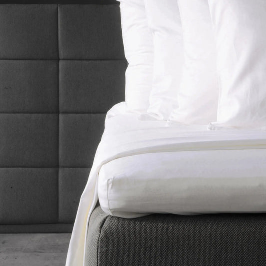 Borås Cotton Cloud Kuvertsytt Lakan 210x210 cm, Optical White