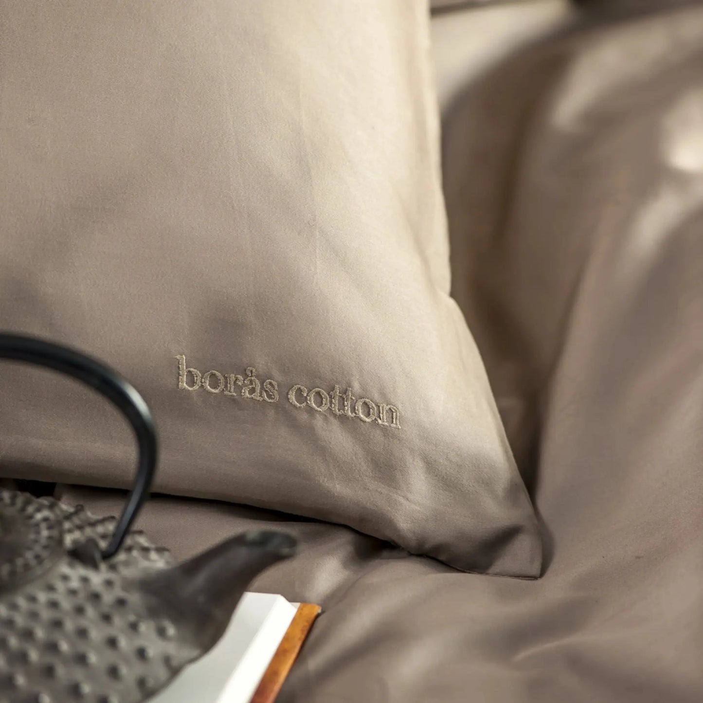 Borås Cotton Cloud Bäddset 150x210/50x60 cm, Sand