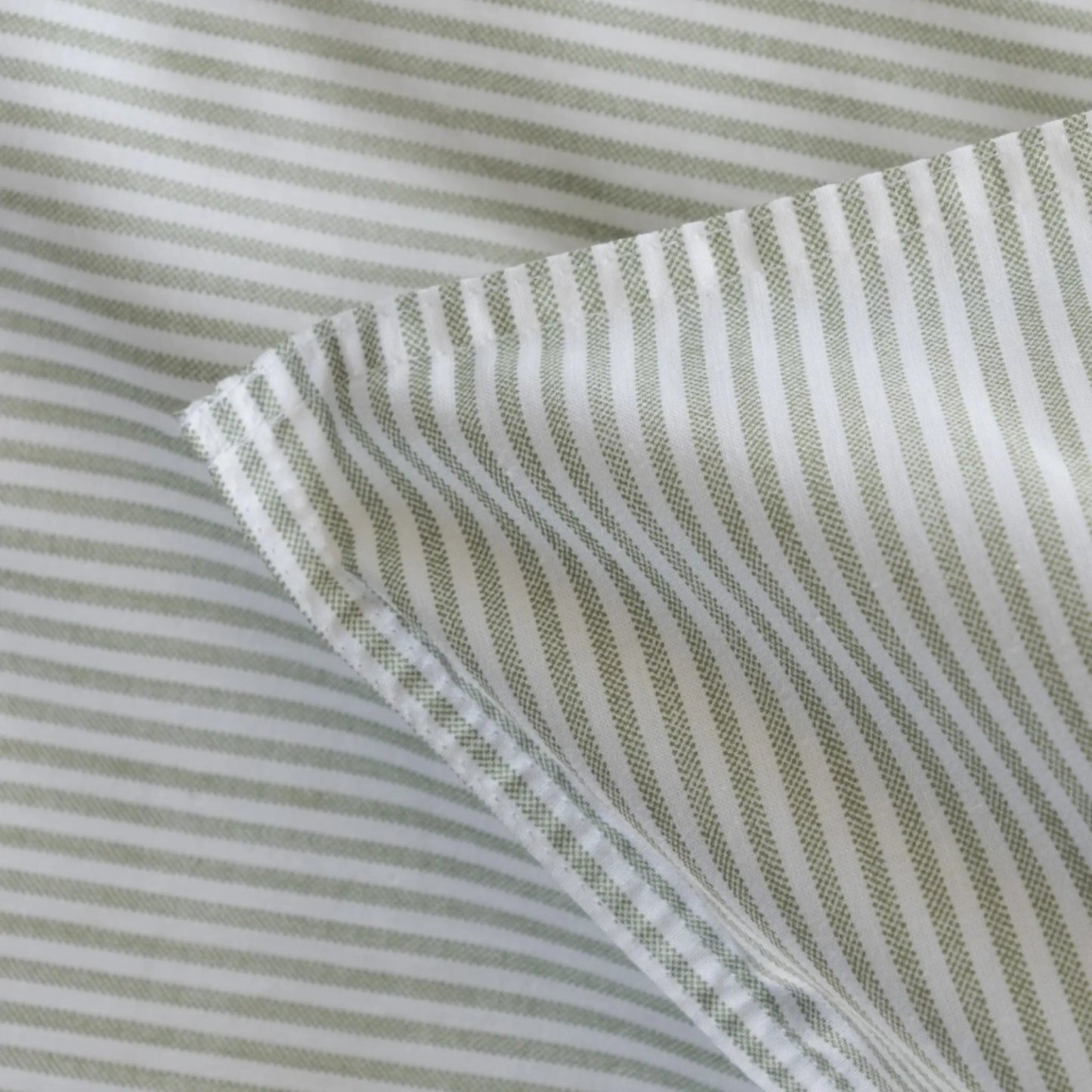 Borås Cotton Cille Bäddset 230x220/2*50x60 cm, Grön