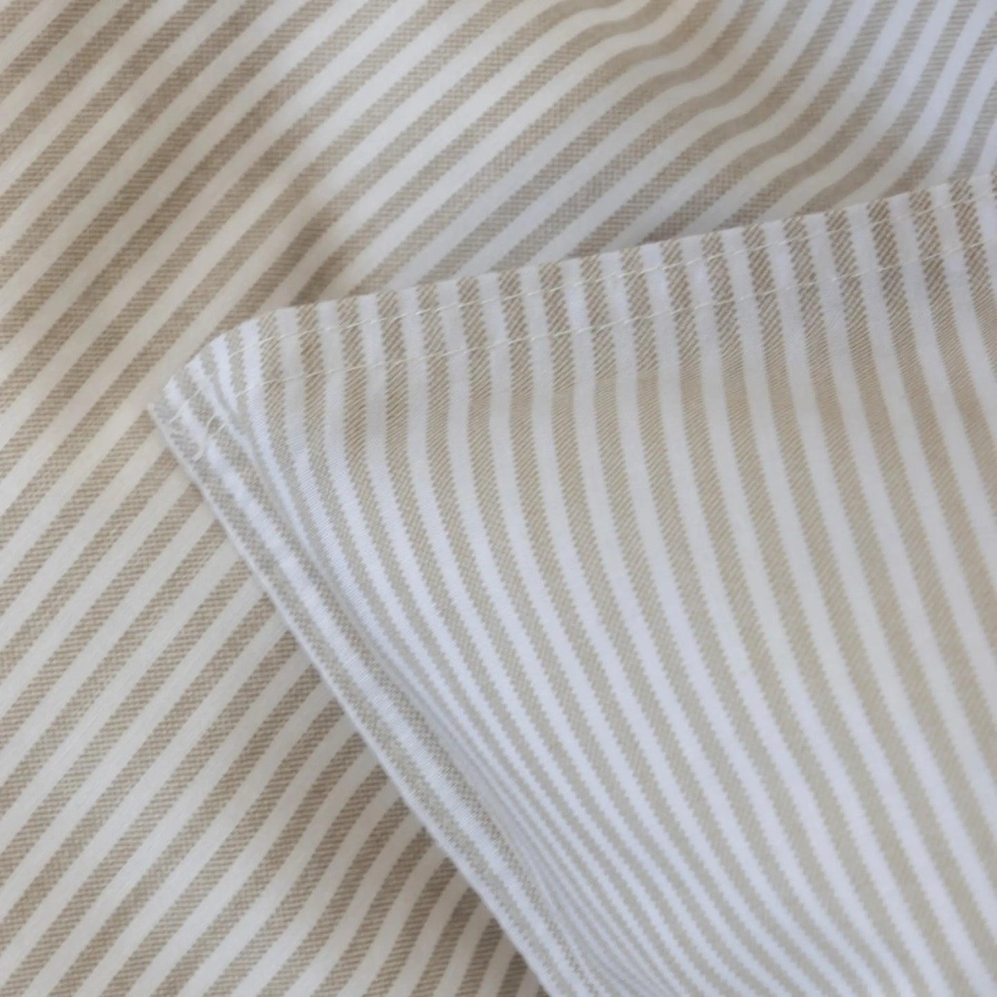 Borås Cotton Cille Bäddset 150x210/50x60 cm, Beige