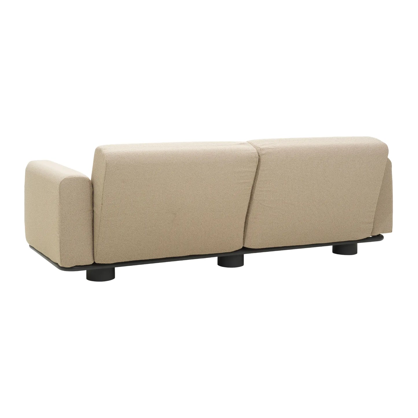 Brafab Bolster 2,5-Sits Soffa, Antracit/Teddy Beige